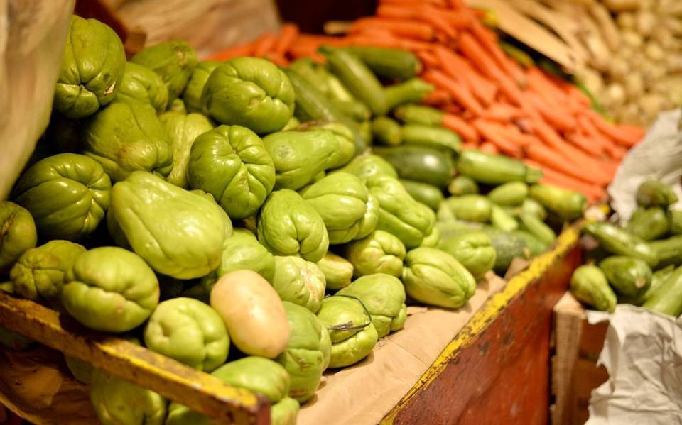 chayote verduras